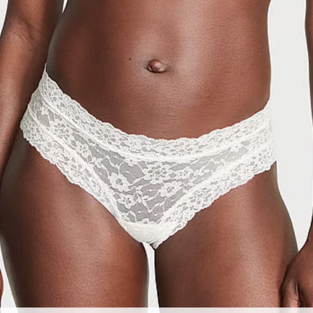 Vs bikini style white lace panty